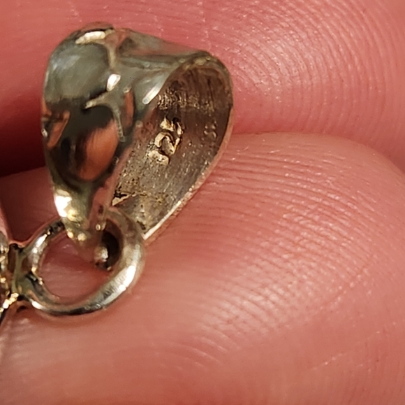 925 sterling silver Zebra Jasper pendant - Picture 4 of 5